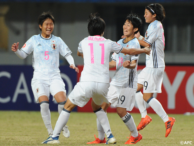 U-19日本女子代表　朝鮮民主主義人民共和国に1-0で勝利し優勝を飾る ～AFC U-19女子選手権中国2017～