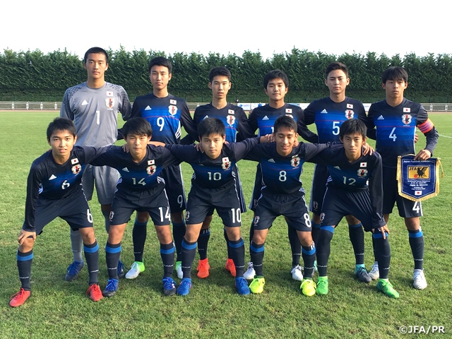 U-15日本代表フランス遠征 見事な逆転勝利で初戦を飾る