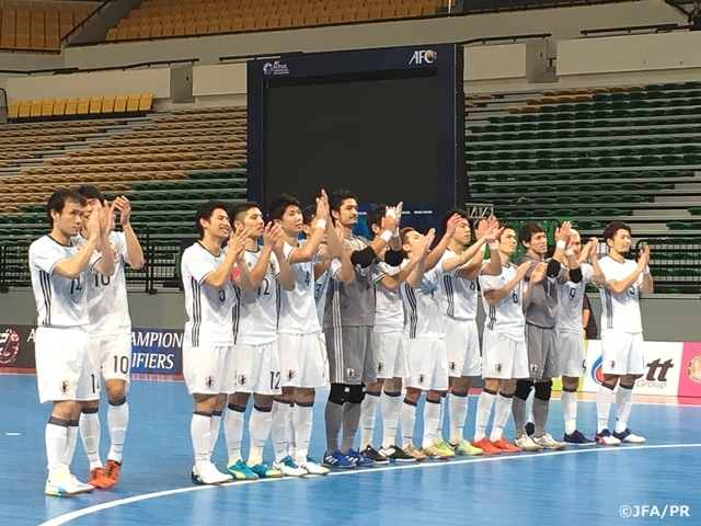 Japan Futsal National Team grab convincing victory over Macau in second group-stage match ～AFC Futsal Championship 2018 Qualifiers