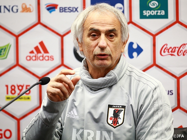 Halilhodzic on Belgium match: ‘It’s a big test.’