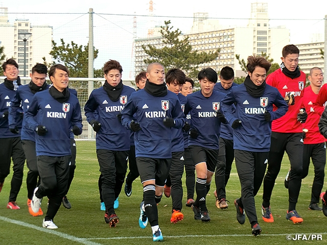 U-21日本代表、AFC U-23選手権中国2018へ向け大阪で始動