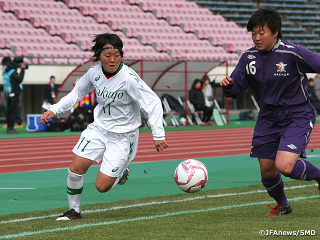 第26回全日本高等学校女子サッカー選手権大会　作陽と藤枝順心が決勝進出を決める