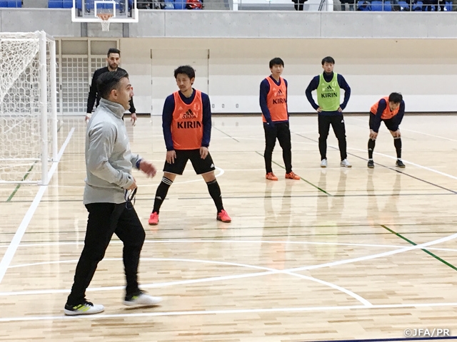 フットサル日本代表　アルゼンチン代表戦、AFCフットサル選手権2018チャイニーズタイペイに向けて活動を開始
