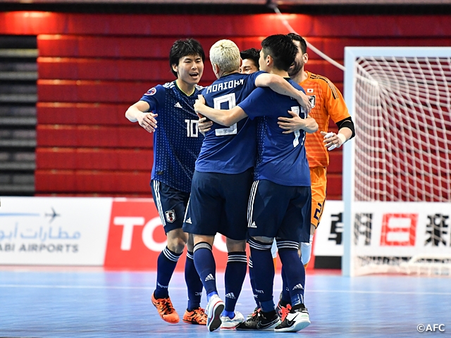 Japan Futsal National Team opens the AFC Futsal Championship Chinese Taipei 2018 with a win against Tajikistan