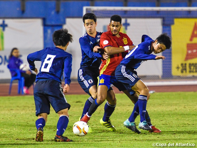 U-19日本代表スペイン遠征　スペインに敗れ、惜しくも優勝を逃す～U-19 International Tournament 