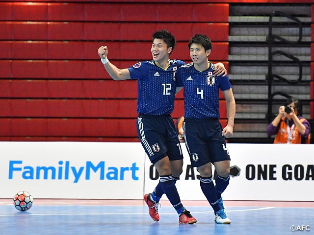 Japan Futsal National Team advances to the semi-final with win over Bahrain at AFC Futsal Championship Chinese Taipei 2018