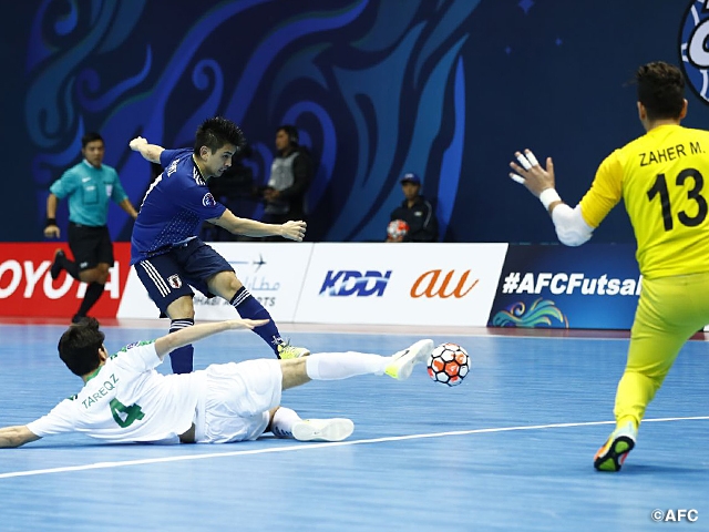 Japan Futsal National Team wins 3-0 over Iraq in semi-final of AFC Futsal Championship Chinese Taipei 2018