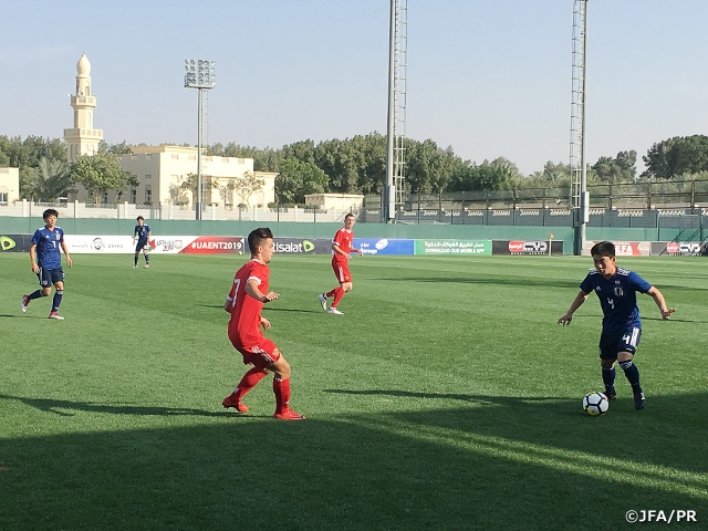 U-17 Japan National Team comes from behind to draw with Russia in UAE Football Cup