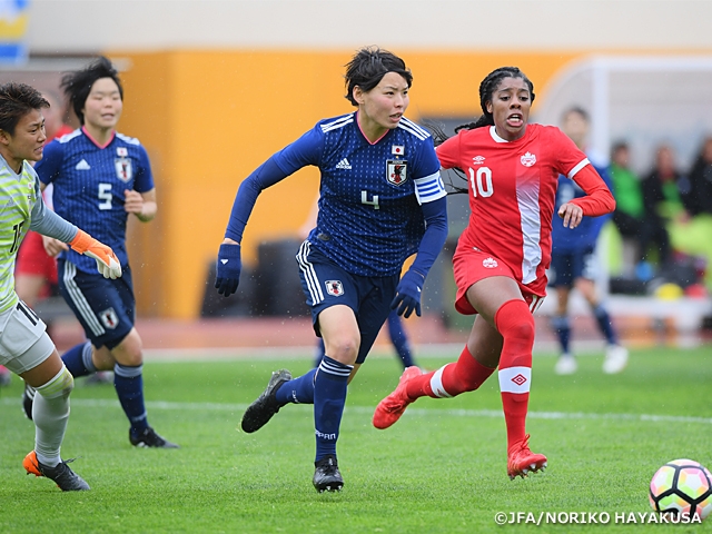 Nadeshiko Japan falls to Canada 2-0, finishes ALGARVE CUP 2018 in sixth place