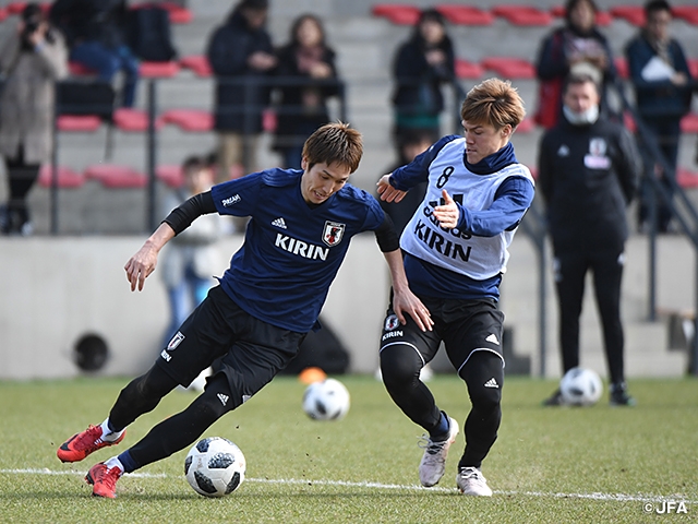 Samurai Blue ウクライナ戦へ向け練習 Jfa 公益財団法人日本サッカー協会