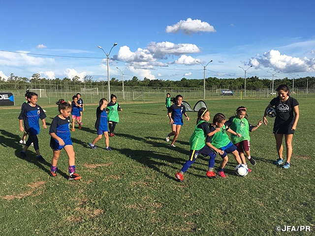 Girls Festival was held at SPORT FOR TOMORROW South America- Japan U-21 Football Exchange Programme