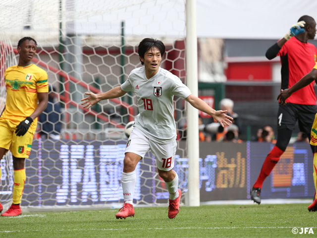 Samurai Blue 初代表の中島選手の得点でマリとドロー Jfa 公益財団法人日本サッカー協会