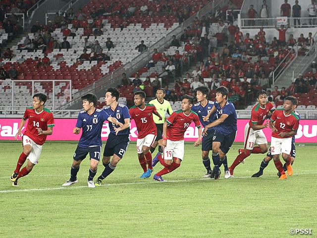 U 19日本代表 地元インドネシアに快勝 Jfa 公益財団法人日本サッカー協会