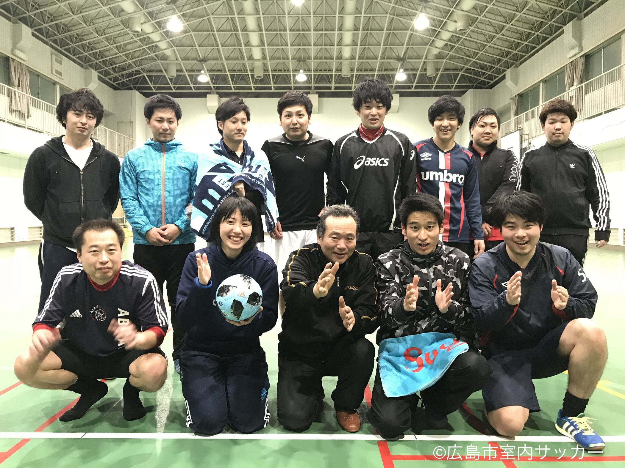 ずっとEnjoy♫ 広島市室内サッカーが「男女ミックスバビーサッカー」を開催