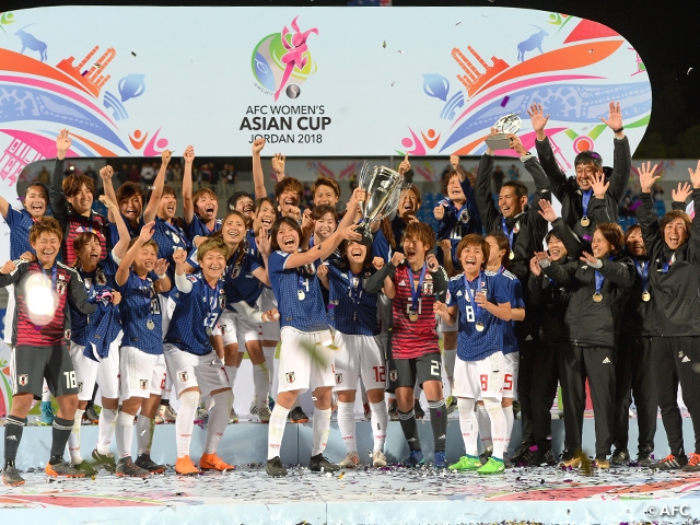 Nadeshiko Japan repeats as Champions with 1-0 victory over Australia at AFC Women's Asian Cup Jordan 2018 Final