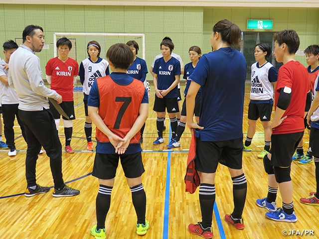 フットサル日本女子代表　AFC女子フットサル選手権タイ2018にむけ国内直前合宿を実施