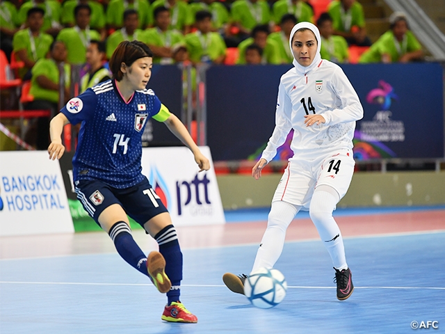 Japan Women's Futsal National Team finishes as runners-up after loss against Iran in the AFC Women's Futsal Championship Thailand 2018