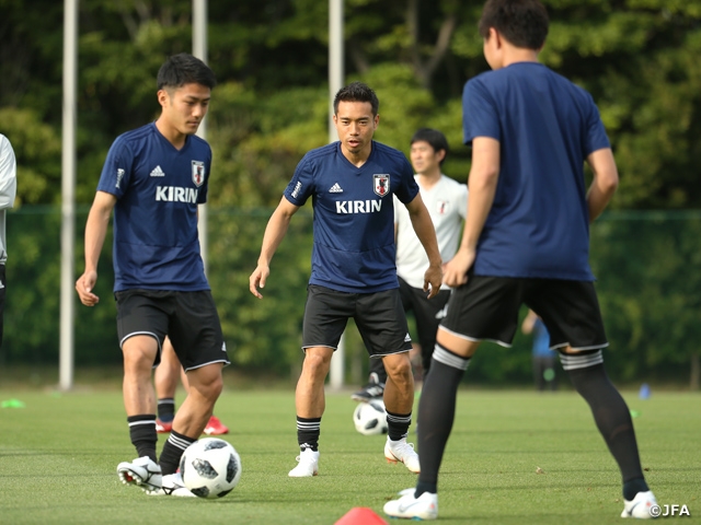 Samurai Blue 西野監督体制で初の非公開練習 Jfa 公益財団法人日本サッカー協会