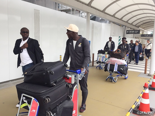KIRIN CHALLENGE CUP 2018 Ghana National Team arrives to Japan