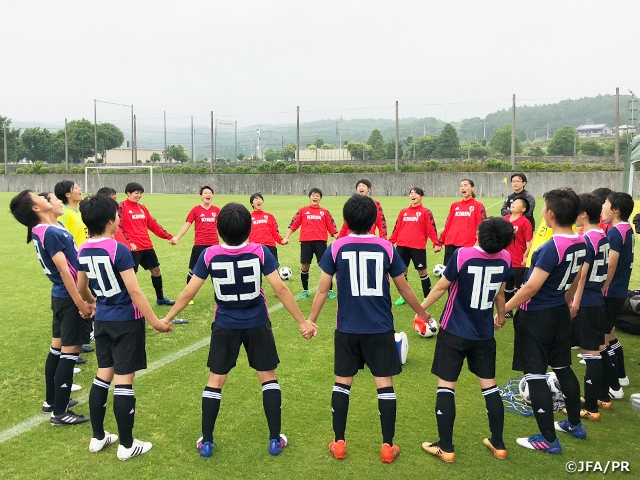 U-17日本女子代表候補トレーニングキャンプ、トレーニングマッチで最終日を終える