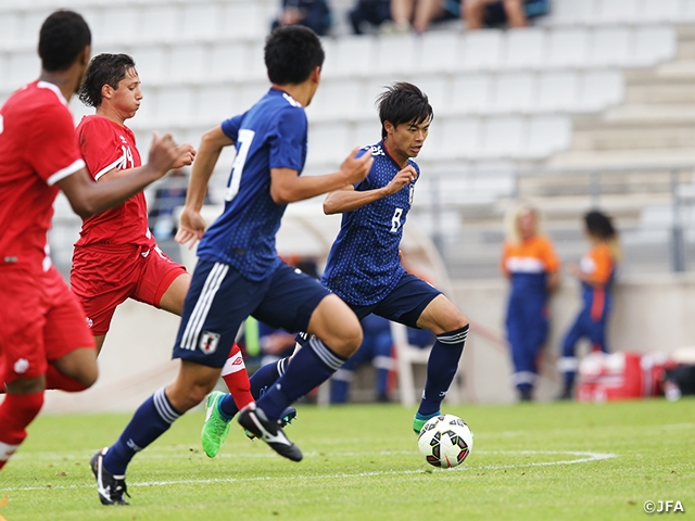 U-21 Japan National Team draws with Canada, failing to advance to the semi-finals in the 46th Toulon International Tournament