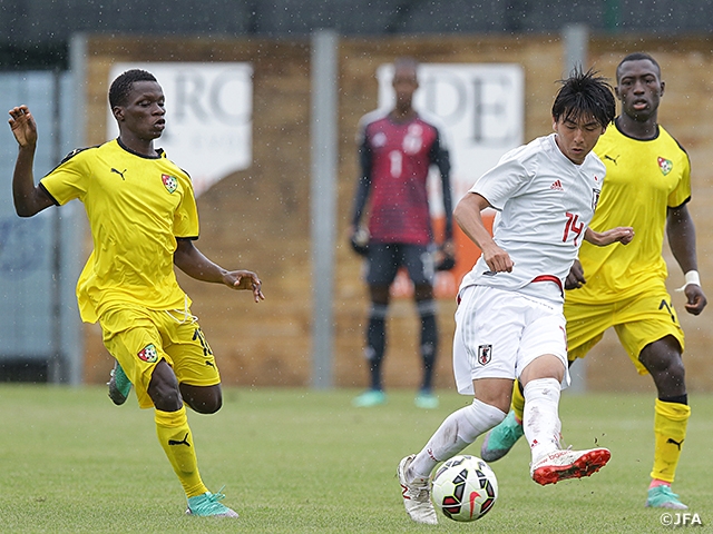 U-21 Japan National Team wins over Togo to finish seventh in the 46th Toulon International Tournament