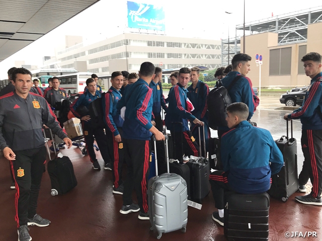 U-16 teams from Senegal, Spain, and Paraguay arrives in Japan ahead of the U-16 International Dream Cup 2018 JAPAN presented by The Asahi Shimbun