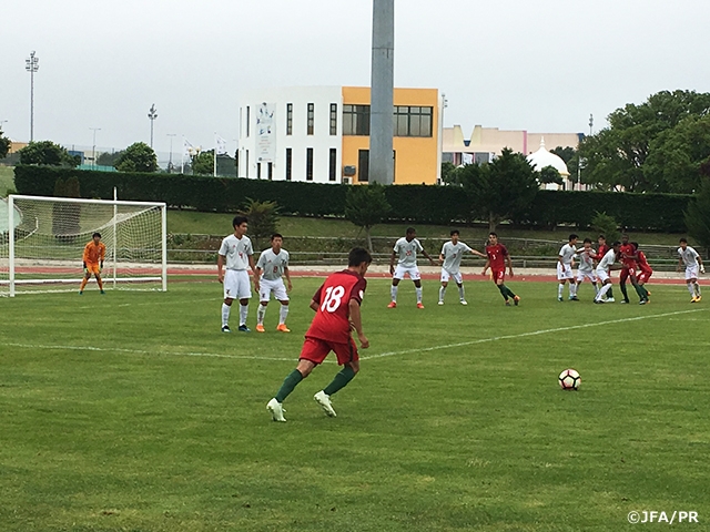 U-18 Japan National Team earns two consecutive wins by beating Portugal during their Portugal tour