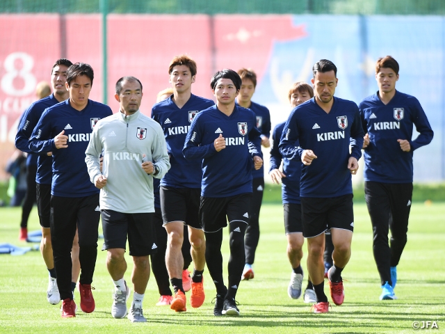 Samurai Blue 非公開練習でu 19日本代表と紅白戦 Jfa 公益財団法人日本サッカー協会
