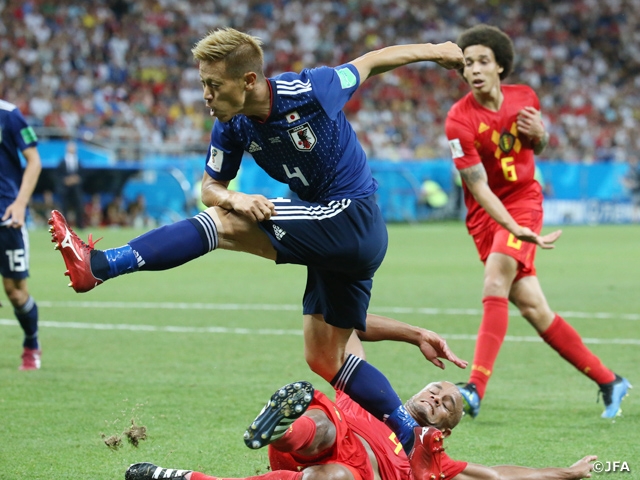 Samurai Blue ベルギーに逆転負けで8強に1歩及ばず 18fifaワールドカップロシア Jfa 公益財団法人日本サッカー協会