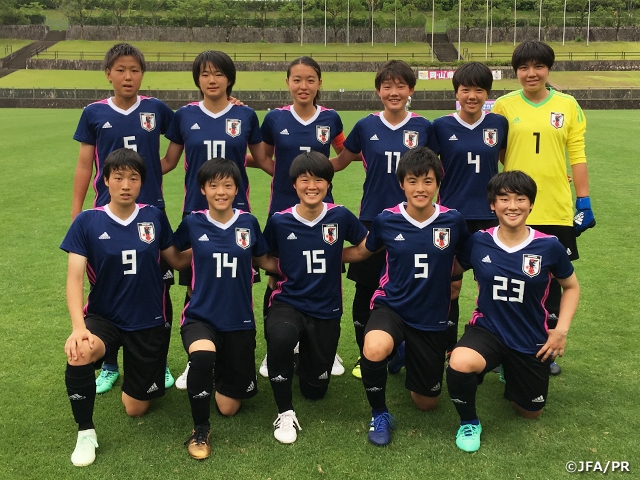 U-17日本女子代表候補　岡山県作陽高校女子サッカー部とのトレーニングマッチを実施