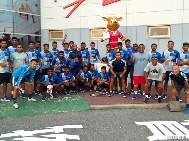 Sri Lanka National Team holds training camp at Kashima/Kamisu, Ibaraki (7/10-23)