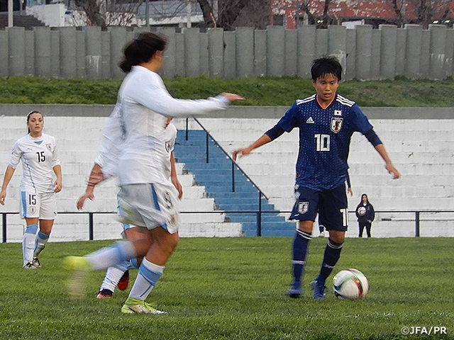 U-17日本女子代表、ウルグアイとの国際親善試合を1-0で制す