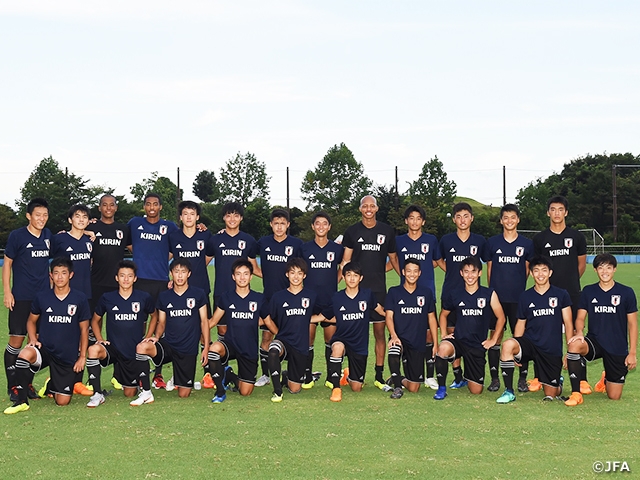U-18日本代表　SBSカップ国際ユースサッカーに向けて、活動を開始