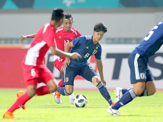 U-21日本代表、初戦でネパールに1-0で勝利　第18回アジア競技大会（ジャカルタ・パレンバン）