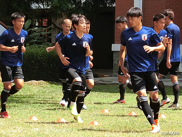 U-21 Japan National Team faces Vietnam with the group lead at stake in the 18th Asian Games 2018 Jakarta Palembang