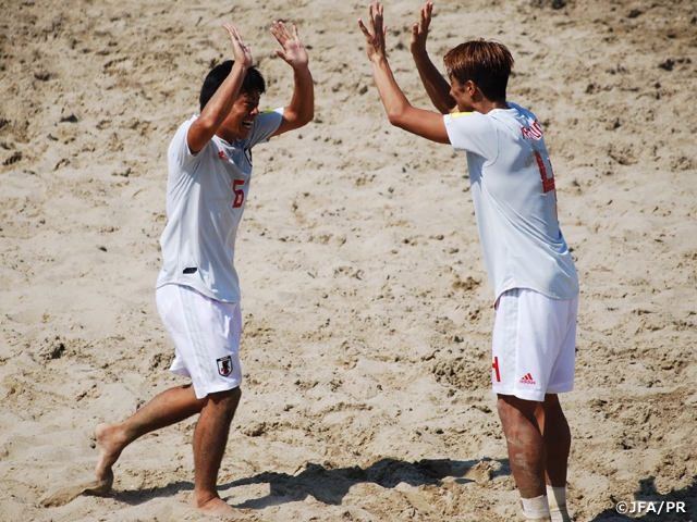 Japan Beach Soccer National Team earns first victory with win over Czech Republic at Balaton Beach Soccer Cup 2018