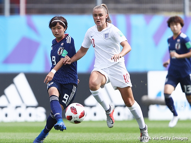 U 日本女子代表 イングランドに2 0で勝利し 決勝進出 Fifa U 女子 ワールドカップフランス18 Jfa 公益財団法人日本サッカー協会