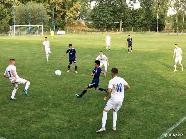 U-17 Japan National Team plays out close 1-1 draw in second match of the 25th International Youth Tournament of Vaclav Jezek
