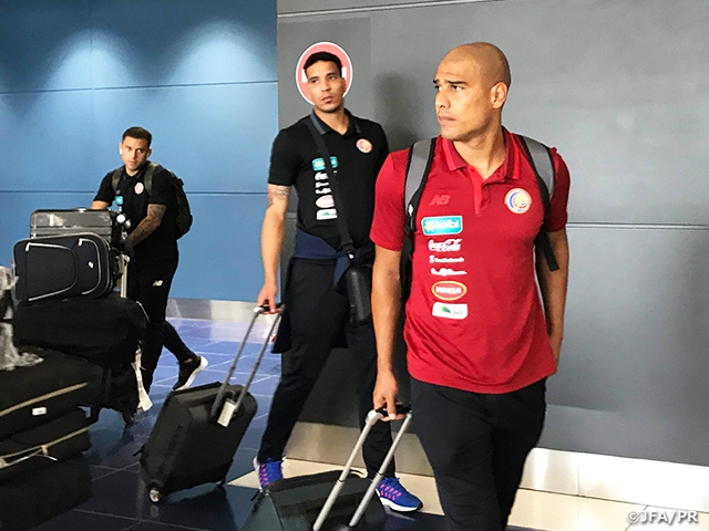 Costa Rica National Team arrives to Japan for KIRIN CHALLENGE CUP 2018