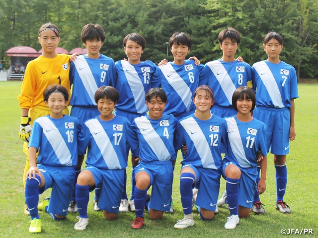 JFAエリートプログラム女子U-13、韓国との初戦を3-2で制する～JOC日韓競技力向上スポーツ交流事業～