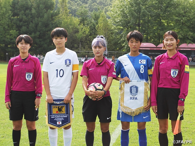 Jfaエリートプログラム女子u 13 韓国との初戦を3 2で制する Joc日韓競技力向上スポーツ交流事業 Jfa 公益財団法人日本サッカー協会