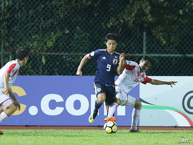 U-16日本代表　タジキスタンと引き分ける　～AFC U-16選手権マレーシア2018