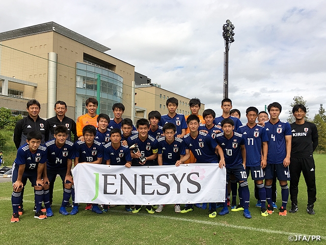 U-17 Japan National Team goes undefeated to take the title at JENESYS 2018 Japan-Mekong U-17 Football Exchange Tournament