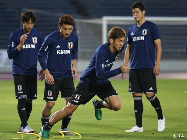 SAMURAI BLUE、今合宿初の非公開練習を実施～キリンチャレンジカップ2018【10/12@新潟 vsパナマ代表、10/16@埼玉 vsウルグアイ代表】～