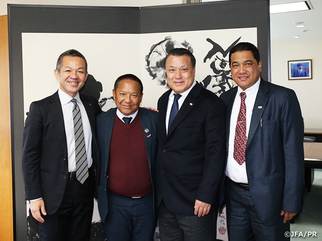 All-Nepal Football Association President and General Secretary's visit to JFA House