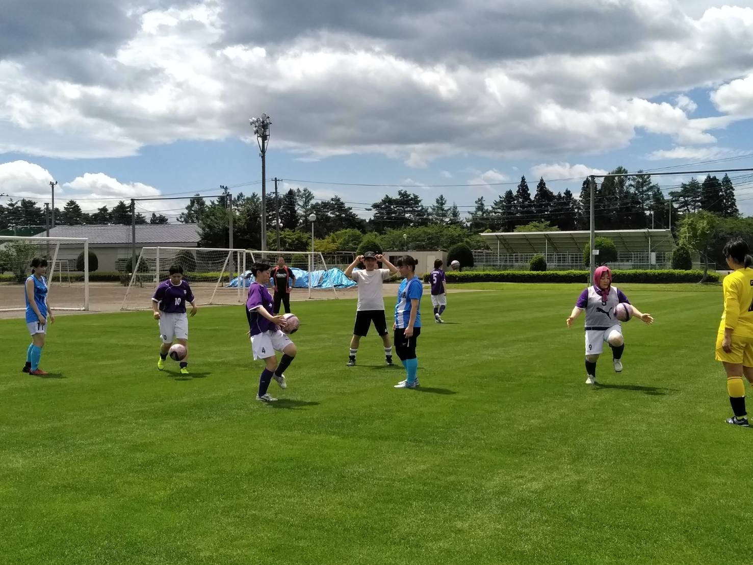 JFAレディースサッカーフェスティバル 青森県七戸町の七戸運動公園に51人が参加！