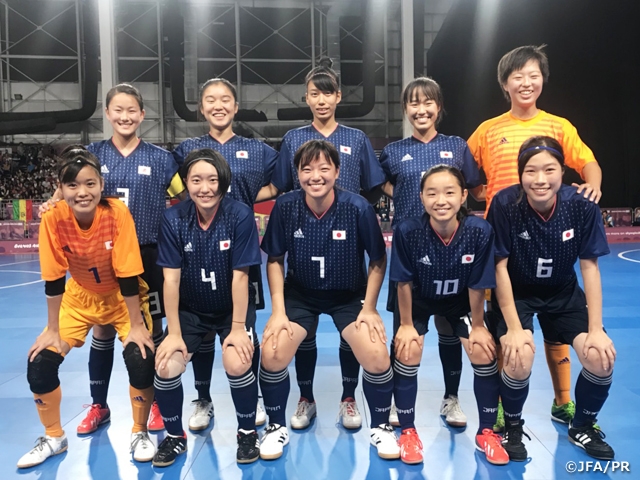 U-18フットサル日本女子代表　決勝で敗れるも堂々の銀メダルを獲得