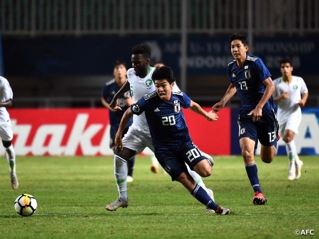 Afc U 19選手権インドネシア18 Top Jfa 公益財団法人日本サッカー協会