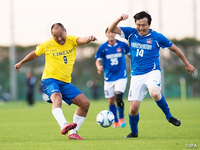 Former Champions Rashinban Club NAGOYA drops first match while T・Dreams opens with a win at JFA 6th O-40 Japan Football Tournament